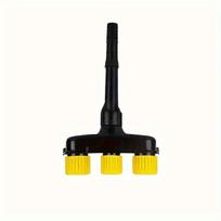 1pc Multi-Head Garden Hose Sprayer  Adjustable Pressure - Wide Coverage - Ideal for Vegetables and Flowers 3Heads geltona