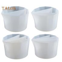 4vnt silikono pilamas padalintas puodelio dažų maišymo puodelis Daugkartinio dizaino daugkartinio naudojimo skystis Art Resin Craft maišymo puodelis Sets