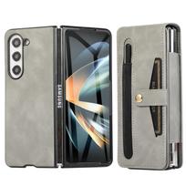 Atsparus smūgiams apsauginis diržo segtukas, odinis dėklas, skirtas Samsung Galaxy Z Fold 5 sulankstomas 3 sulankstomas 4 sulankstomas 3 4 2 sulankstomas 2 5G piniginės krepšys S rašiklis for Samsung Z Fold 5