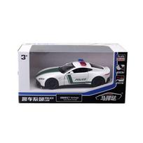 1/36 mastelio Aston Martin Vantage policijos automobilio modelio automobilis, liejami žaisliniai automobilių žaislai vaikams 1/36-Size:12.2*5*3.5cm žalia/balta