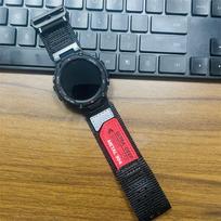 Nauja sportinio nailono laikrodžio apyrankė, skirta Huami Amazfit T-rex 2 dirželis, skirtas Amazfit T-rex Pro / T-Rex / Huami Amazfit T-rex Ultra Tyrannosaurus išmaniojo laikrodžio apyrankė Amazfit T-rex/T-rex Pro juoda