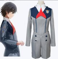 Anime DARLING In The FRANXX Cosplay Kostiumai Hiro Cosplay Kostiumas Helovino Karnavalo Šventės Cosplay Kostiumas S smėlis