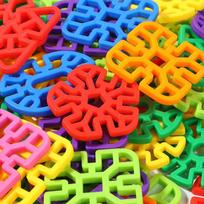 20 vnt snaigių statybiniai blokai Montessori geometrinių formų lavinamieji blokai De Construcción Niños Kinder Spielzeuge