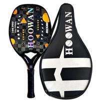 HOOWAN Buckmie 18K Pro paplūdimio teniso raketė iš anglies pluošto 18K Professional 20mm profilio minkštas EVA branduolio anglies rėmas Buckmie