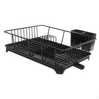 Indų kanalizacija su nusausinimo lenta, nuimama kriauklė, taupanti vietą, daugiafunkcė, lengvai surenkama juoda