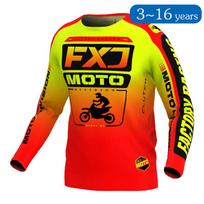 vaikas Motocross Jersey lenktynės Visureigis dviratis MX Enduro MOTO Motociklas berniukas mergaitė vaikas 5 6 7 8 9 10 11 12 13 14 15 16 XXL-Jersey-kid