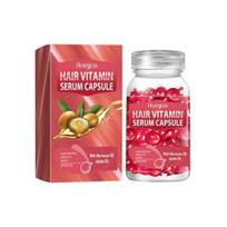 30 vnt. plaukų serumo kapsulė, garbanoti pažeisti sausi, suskilinėti plaukai, atkuriantis serumas, drėkinantis Maroko aliejus Vitaminas CE plaukų priežiūros eterinis aliejus violetinė