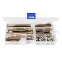 Kūdikio lovytės varžtų ir tvirtinimo detalių atsarginių dalių rinkinys M6x40mm/ 50mm/ 60mm/ 70mm/ 80mm Šešiakampės galvutės varžtai su lizdu Cilindriniai veržlai