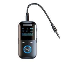 „Bluetooth 5.4“ garso adapteris 3,5 mm „Aux“ garso imtuvas, siųstuvas, belaidis „Bluetooth“ adapteris, skirtas garsiakalbių ausinių automobilio palaikymo TF kortelei