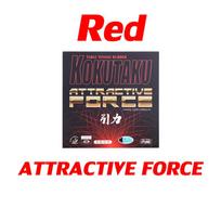 KOKUTAKU ATTRACTIVE FORCE PRO Stalo teniso guma Mėlyna kempinė PLATINUM GOLD Lipnus įžeidžiantis stalo teniso guminis lapas