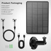 Medžioklės kamera, saulės baterija 5000 mAh dviguba sąsaja, suderinama su WingHome ir Hawkray kameromis 5000mAh built-in battery