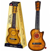 Vaikiška akustinė gitara, ruda - 55 cm (6 stygos)
