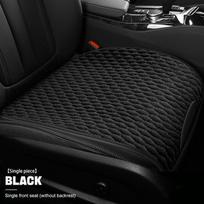 SEAMETAL Lininis Automobilio Sėdynės Užvalkalas Priekinis Lininio Audinio Pagalvėlė Kvėpuojantis Apsauginis Kilimėlis Universali Daugumai Sunkvežimių, SUV, Furgonų 1*front seat with backrest juoda