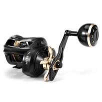 Anglies pluošto „Baitcasting“ ritė 9+1BB didelės spartos žvejybos ritė 6.3: 1 pavaros santykis Magnetinių stabdžių sistemos „Baitcaster“ ritė