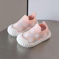 Kūdikio mažylio tinklelio sportbačiai - berniukų mergaičių sportiniai bateliai, minkštas padas, apsauga nuo kritimo, 0-3 metų Size 32, Inner length 18.5 cm juoda