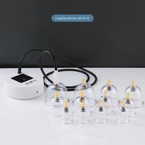 Elektrinis taurinimo įtaisas – kelių puodelių meridianų siurbimo ir gilinimo sistema, skirta naudoti namuose – vakuumas su slėgio mažinimo vožtuvu 12pc Jars