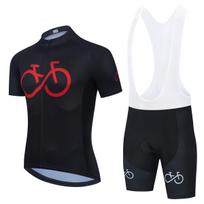 2024 m. Pro komandos dviratininkų marškinėlių komplektas, vasarinis dviratininko apranga MTB dviratininko apranga uniforma Maillot Ropa Ciclismo vyriškas dviratininko kostiumas S