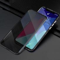 Magnetinis metalinis iPhone 13 Pro Max 15 Plus 14 dvipusis stiklo dangtelis For iPhone 14 Pro juoda