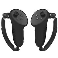 VR priedų apsauginis dangtelis, skirtas Meta Oculus Quest 3 VR jutikliniam valdikliui, silikoninis dangtelis, odos rankenos rankena juoda