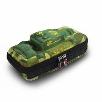 EVA Pen Bag Multi-function Large Capacity Cool 3D  Pencil Case Tank Creative Boys and Girls Simple Pencil Bag žalia