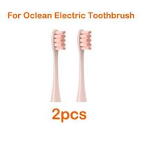 Skirta Oclean Flow/x/ X Pro/ Z1/ F1/ One/ Air 2 /se šepetėlių galvutėms Minkšti Dupont Sonic dantų šepetėlio vakuuminiai šereliai 8 vnt. keičiamos galvutės 2pcs pink only