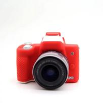M50 M50II minkštas silikoninis šarvas, apsauginis odos dėklas, skirtas Canon EOS M50 Mark II M50 MK2 skaitmeninei kamerai raudona