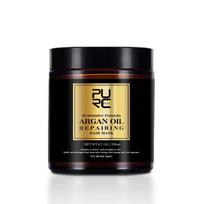 PURC Morocco Argan Oil plaukų serumas, glotninamasis šampūnas, kondicionierius ir atstatomoji plaukų kaukė Galvos odą gydantys plaukų priežiūra Set ruda