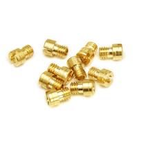 10 vnt. Motociklo karbiuratorius Pagrindinių purkštukų rinkinys GY6 50cc 139QMB 4-taktiam PZ19 Motorolerio Motociklo Karbiuratorius Karbiuratoriaus Pagrindiniai purkštukai B