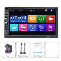 7  Automobilinis radijas Carplay Autoradijas Multimedija telefono MirrorLink Atbulinės eigos galinio vaizdo jutiklinis ekranas Bluetooth BT TF MP5 FM Palaiko USB carplay