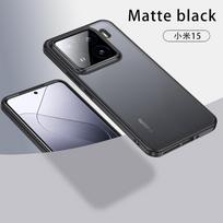 Skaidrus smūgiams atsparus akrilinis telefono dėklas Xiaomi 15 Pro 14T 13T 14 Ultra, šarvuotas smūgius sugeriantis buferis, galinis dangtelis Xiaomi 14T Pro, negeltonuojantis Xiaomi 15 matinė juoda spalva