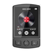 1,8 colio ekranas, nešiojamas MP3 grotuvas, sportinis laikiklis, „Walkman“ su HiFi garsu, „Bluetooth 5.2“, studentų „Walkman“ su FM radiju, el. knygos vaikams, dovana juoda