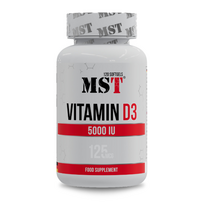MST Nutrition Vitamin D3 5000 iu 120 softgels