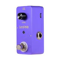 Mini Looper efekto pedalas Gitara Loopers Žemųjų dažnių kilpos pedalas Neribotas perdengimas 5 minutės ciklo trukmė violetinė