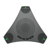 Aibecy USB garsiakalbis konferencijos mikrofonas įvairiakryptis kompiuterio mikrofonas 360 laipsnių balso paėmimas su juoda