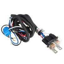 12V automobilio H4 priekinių žibintų relės laidų rinkinys Keraminis lempos laikiklis Didelis lempos spindesio stiprintuvas 12V