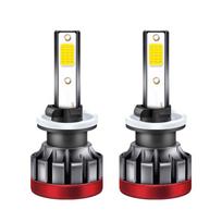 2vnt 9006/HB4 LED rūko žibintų lemputės 3000K geltonos 3000 liumenų 30W didelės galios LED rūko žibintų DRL lemputės 880 881