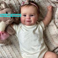 NPK 50CM Reborn Doll Maddie vonios lėlė Viso kūno silikono vandeniui atspari rankomis Detali tapyba tikroviškos lėlės No Toy