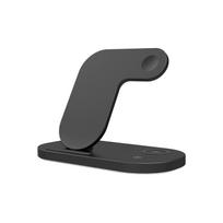 VAORLO 15W 3IN1 belaidis įkroviklis Greitas įkrovimas skirtas iphone 12 12pro 13 13pro Greitai įkraunamas telefono prijungimo įkroviklis, skirtas Airpod iWatch juoda