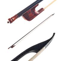 4/4 Smuiko smuikas baroko stiliaus anglies pluošto fanera apvali lazdelė juodmedžio balta ašutų šulinėlis 4 4 Violin Bow