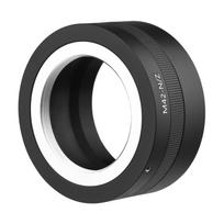 Rankinio objektyvo tvirtinimo adapterio žiedas, aliuminio lydinys, skirtas M42 tvirtinimo objektyvui prie Nikon Z5/Z6/Z7/Z50 Z-Mount juoda
