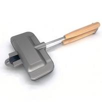 Double-Sided Sandwich Pan Foldable Sandwich Maker Non-Stick Frying Pan for Bread Toast Breakfast Machine Pancake Maker