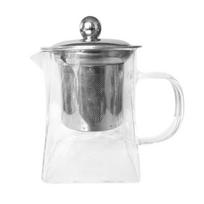Karščiui atsparus stiklinis arbatinukas su filtravimo filtru Infuser arbatinukas 350ml One Size