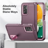 For Samsung A54 Fall Protection Built -In Kickstand Armor Case For Samsung Galaxy A54 A 54 5g Dual Layer Phone Bag Funda for Galaxy A54 5G violetinė