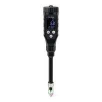 2 in 1 LCD skaitmeninis ekranas Dirvožemio PH testeris Dirvožemio temperatūros / PH testeriai Sodo sodinimo dirvožemio detektorius dirvožemio juoda