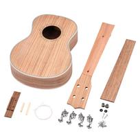 26 colių „Ukulele“ „pasidaryk pats“ rinkinys „Tenor Ukelele“ 4 stygų „Hawaii“ gitaros „pasidaryk pats“ rinkinys „Zebra Wood Panel Rosewood“ 26 Inch geltona