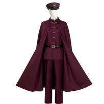 Anime Bungo Benamių šunų Tetchou Suehiro Cosplay kostiumas Teruko Oukura raudoni uniformos kostiumai apsiaustas 4 sezonas komanda Helovino drabužiai L-(Suit+Wig)