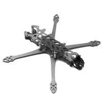 7 colių 295 mm FPV anglies pluošto laisvo stiliaus rėmo komplektas važiuoklės bazė 295 mm rankena 5,0 mm tinka dideliam atstumui tamsiai pilka spalva