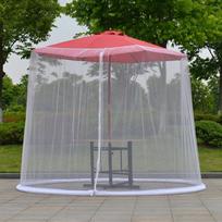 Lauko skėčio stalo ekranas Pikniko tinklelis 300 * 230cm (tik tinklelis nuo uodų, išskyrus skėtį) 300cm by 230cm balta
