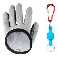 Pirštinės Greitai džiūsta Didelio elastingumo gaudyti žuvis Left Hand juoda