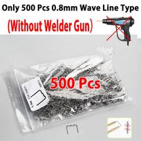 Suvirinimo vinis 500vnt automobilių remonto karštas segiklis plastiko suvirintojui Automobilių plastiko remonto aparatas suvirinimo viela automobilio buferio remontas suvirinimo vinis 500 W Nails No Gun